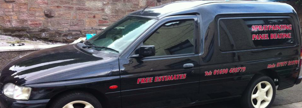 Lanarkshire Vehicle Repair's van
